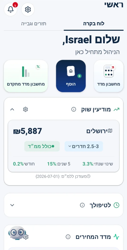 RentMate App Dashboard